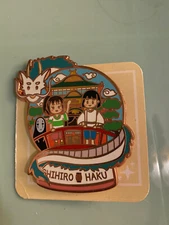 Spirited Away Globe Haku Chihiro Fantasy Pin
