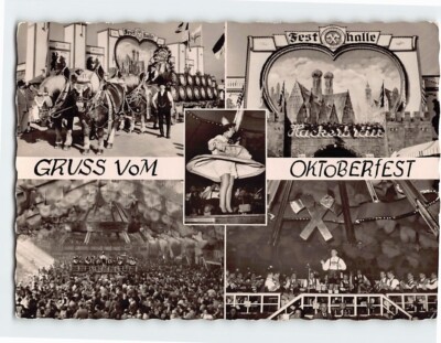 Postcard Gruss Vom Oktoberfest Munich Germany