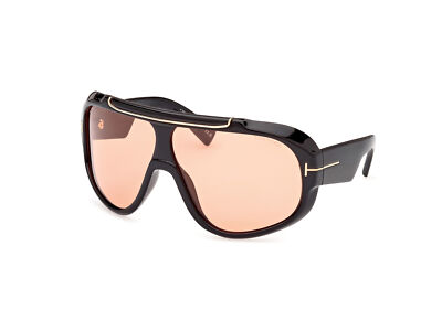 TOM FORD Sunglasses FT1093 RELLEN 01E Black brown Men