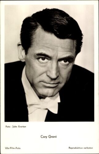 Ak Schauspieler Cary Grant, Portrait, Ufa Film, Über den Dächern... - 3651440 - Bild 1 von 2