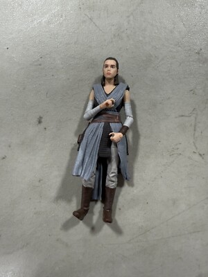 Rey Star Wars The Last Jedi 6'' 5POA Force Link Jedi Training Female figure E4