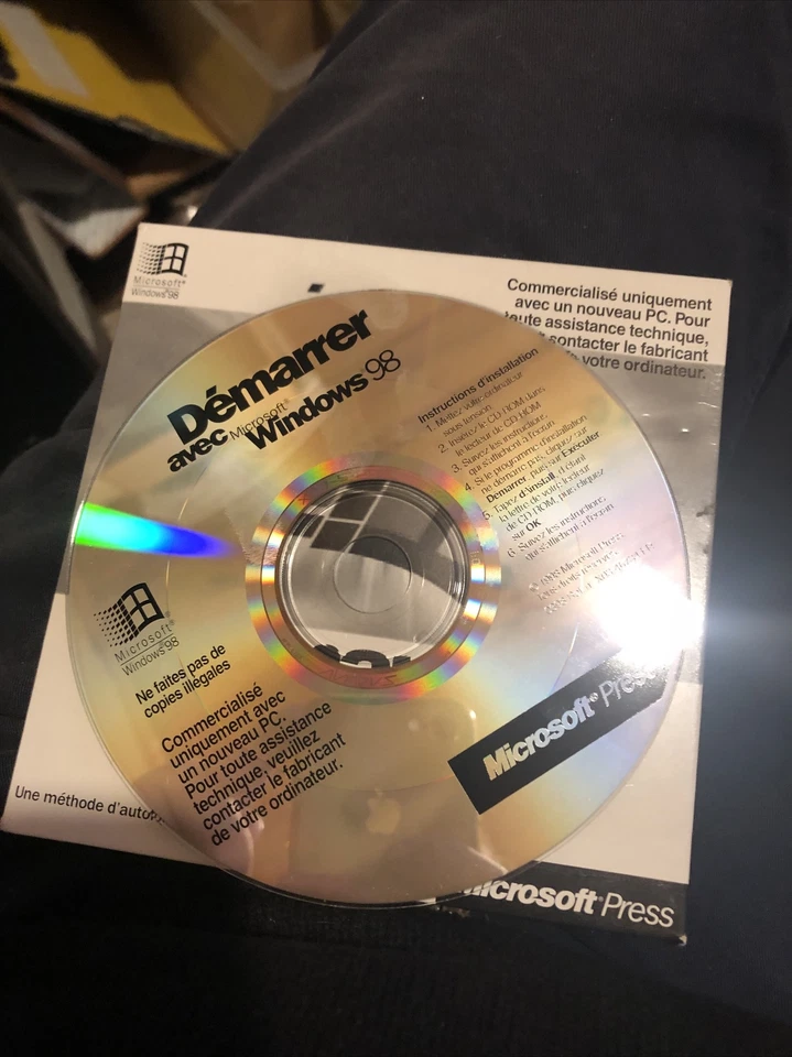Démarrer Avec Microsoft Windows 98 - Microsoft Press CD - Photo 3/4