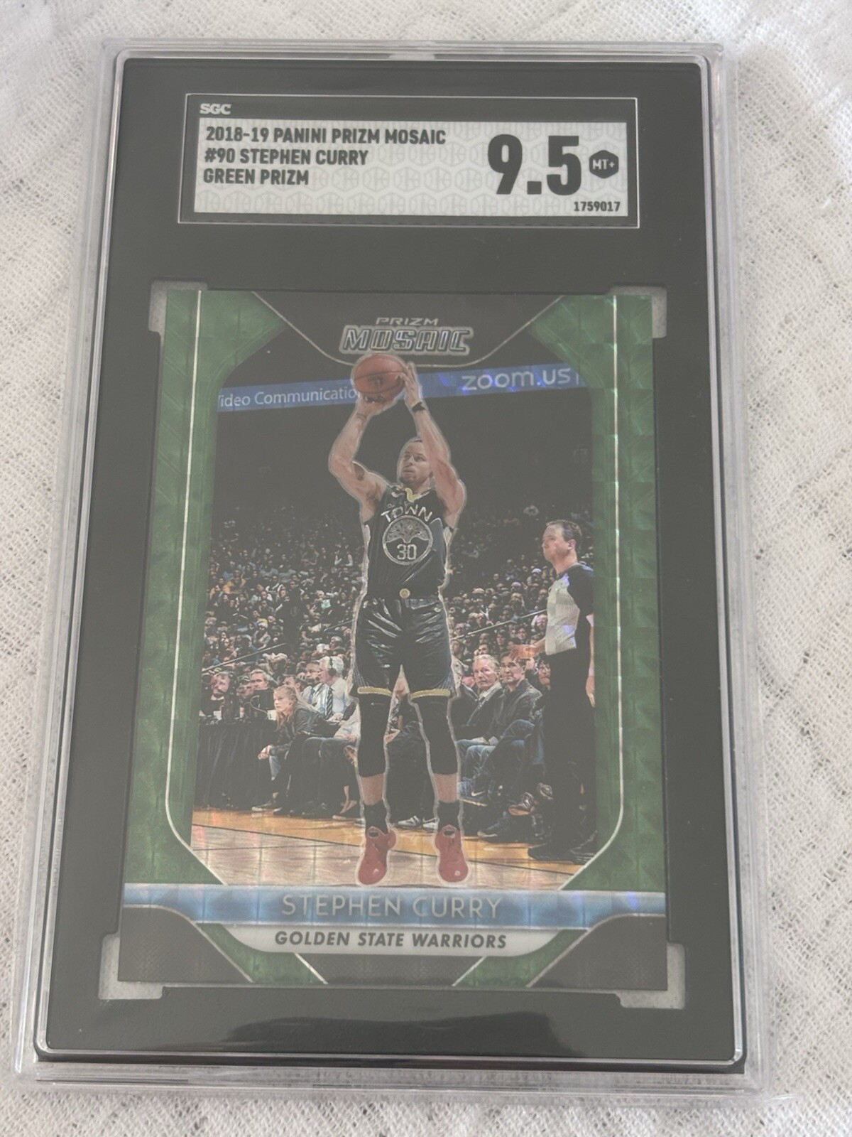 2018-19 Panini Prizm Mosaic - Stephen Curry #90 Green