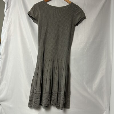 Max Studio Gray Knit A Line Dress, Short Sleeve, Knee Length, S | eBay Max Studio Gray Knit A Line Dress, Short Sleeve, Knee Length, S | eBay