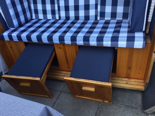 Strandkorb ca.1,40 breit. Neuwertig - Bild 3 von 4