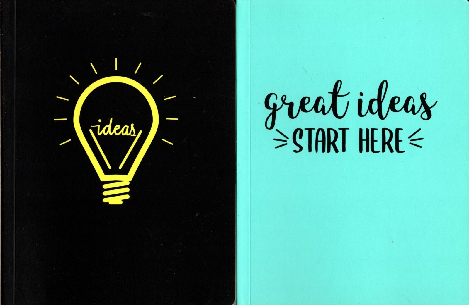 120-Page Blank Notebook Journal, Set of 2 - Premium Writing Notepad-image