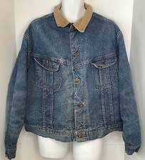 Vintage Lee Stormrider Blanket Jean Jacket Made In USA