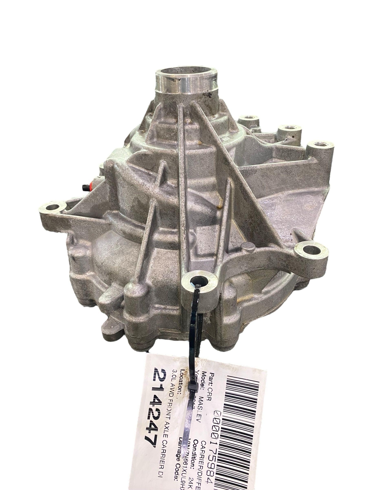 17-20 MASERATI LEVANTE M161 3.0L AWD FRONT AXLE CARRIER DIFFERENTIAL ASSY *24K*