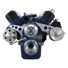 Small Block Ford Serpentine Pulley Conversion Kit 289 302 SBFL System ALT PS