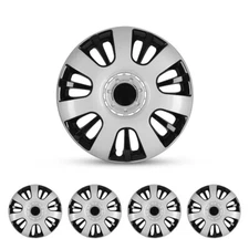16" Set of 4 Wheel Hub Covers Full Rim Snap On Hubcaps for R16 Tire & Steel Rim
