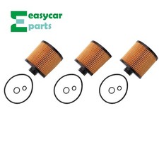 3PCS Oil Filter/ Sealing Ring Fit for 2017 2018 2019 Bentley Bentayga Engine