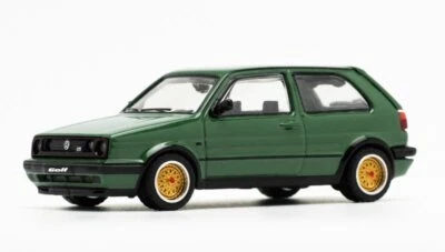 VW Volkswagen Golf GTi - MkII - oak green - Pop Race 1:64