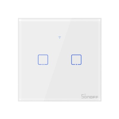 Intelligenter WLANWandschalter T1-2C - Touch & Fernbedienung für Ihr Zuhause