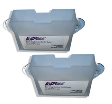 TrexNYC EZ Pass/I-Pass Holder for Car, 2 Packs, Clear