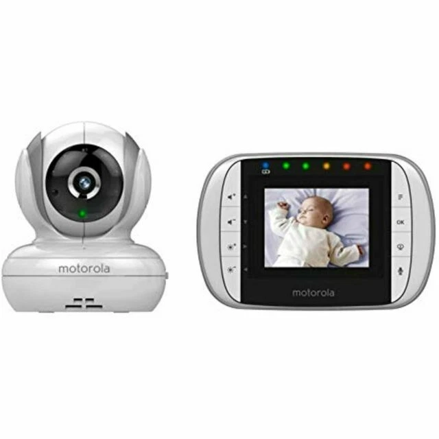 Motorola (MBP33S) Video Baby Monitor, Two-Way Audio