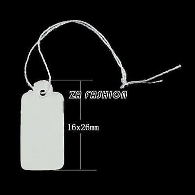 500Pcs Label Tie String Strung Jewelry Clothing Merchandise Display Price Tags 500Pcs Label Tie String Strung Jewelry Clothing Merchandise Display Price Tags
