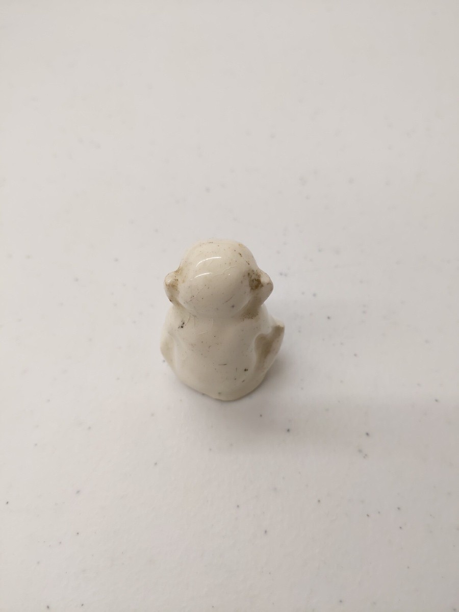 Vintage Ceramic White Monkey | eBay