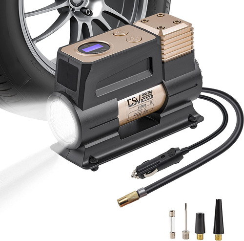 Compresor Aire Bomba Inflador Llantas De Autos Bicicleta Portatil Para  Carro 150 | eBay