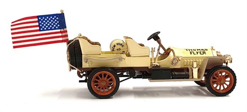 Rio 1/43 Scale 47 - Thomas Flyer 1908 Rallye New York-Paris - Ivory/Brown - Picture 3 of 5