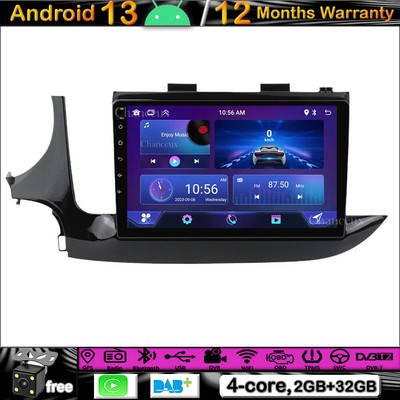 9''Android 13 Autoradio Carplay GPS Navigation BT DAB For Buick Encore 2016-2018