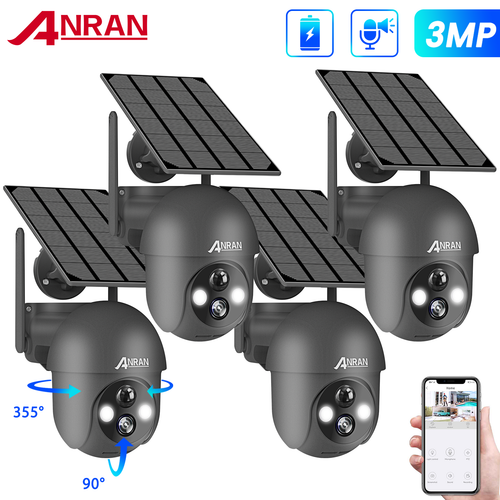 ANRAN Kabellos Überwachungskamera WLAN Heim Solar Akku Kamera - Foto 6