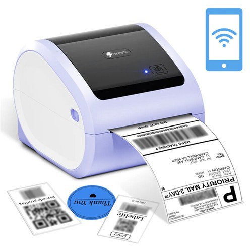 Phomemo Thermal Printer Desktop Monochrome Bluetooth Shipping label Printer lot - Picture 10 of 14