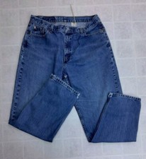 Vintage Levis 560 Womens Baggy Straight Leg 16 Reg M Medium Blue Mexico Made Y2K