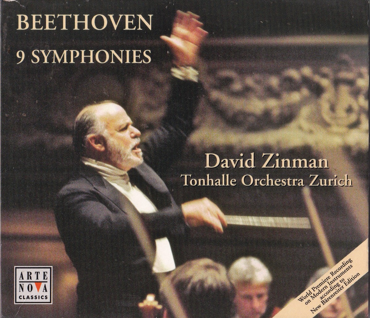 Beethoven, David Zinman, Tonhalle Orchestra Zurich - 5xCD Box-Set