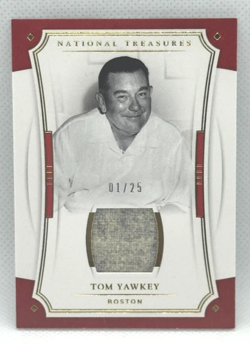 2017 Panini National Treasures Tom Yawkey Patch #88 Gold 01/25 NM/MT