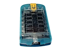 Fuse Block Blue Sea Systems ST Blade 12-Circuit Fuse Block with Cover 5029