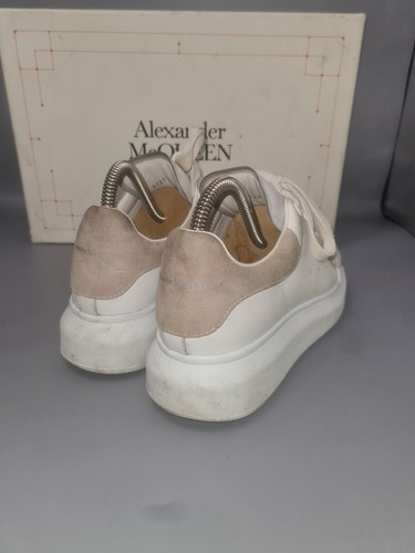Alexander McQueen Runway Trainers UK 4.5 EU 37.5 Oversized White Leather Boxed - Picture 9 of 23