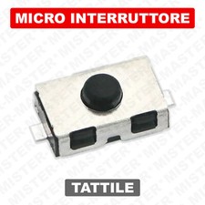 MICROINTERRUTTORE A PULSANTE MOMENTANEO 6x4x2,5mm 2 PIN MICRO SWITCH - 5 PEZZI