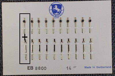 NOS New [ 1 Set = 2 hands ] EB 8800 14    125 175 Wit Aguja Hand hour+minute