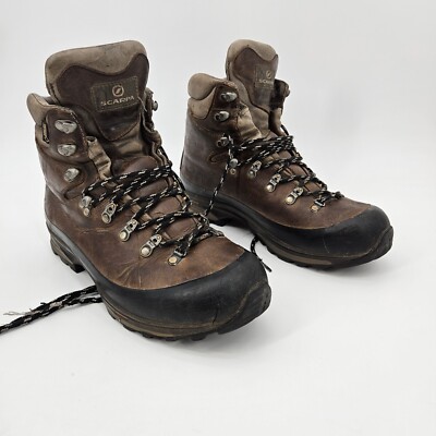 SCARPA Kinesis GTX Hiking Boots Men's US EU Brown Leather