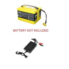 24V Clip Charger for peg perego Polaris Ranger RZR Sportsman Gator XUV Deere