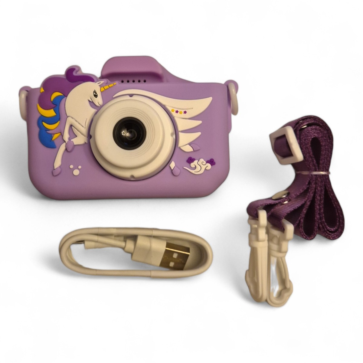 Slothcloud Kids Camera Toys for 3-12 Years Old Unicorn Silicone