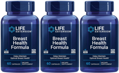 BREAST HEALTH FORMULA YOUTHFUL HORMONE ESTROGEN BALANCE 180 Caps LIFE EXTENSION