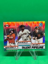 2020 Bowman Talent Pipeline Joey Bart Jalen Miller Hunter Bishop SF Giants