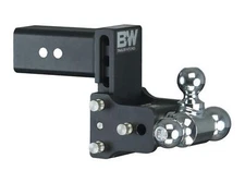 B&W Trailer Hitches Trailer Hitch Ball Mount - 3" Model 8 Blk T&S Tri Ball