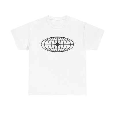 Global Vision T-Shirt - minimalist travel adventure explore world aesthetic art