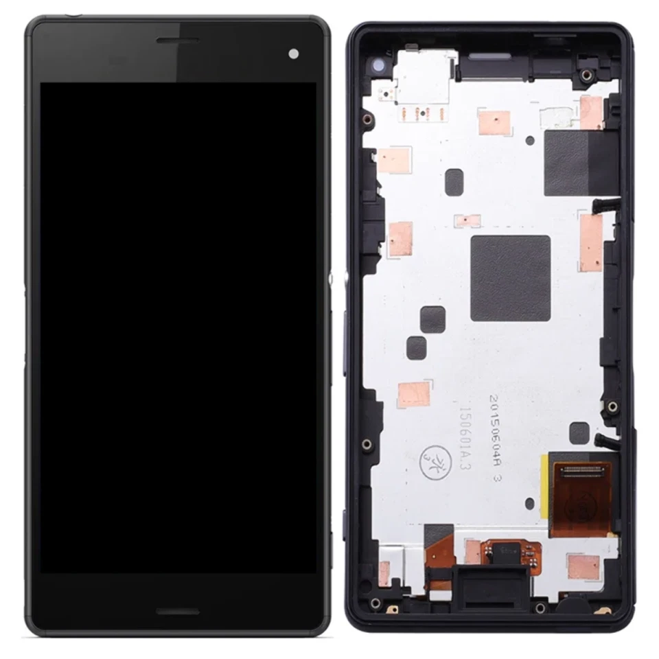 For Sony Xperia Z3 Compact Mini LCD Display Touch Screen Digitizer Frame (Black) - Image 3 of 3