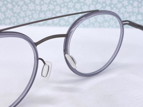 IC Berlin Brille Herren Damen rund grau silber gun metal Buran Panto NP499€ - Bild 7 von 10