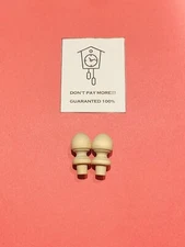 Antique Clock Wood Finial- 1-1/4” - Small ( 2 pieces )