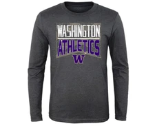 Outerstuff NCAA Youth 4-20 Washington Huskies Performance Long Sleeve Energy Tee