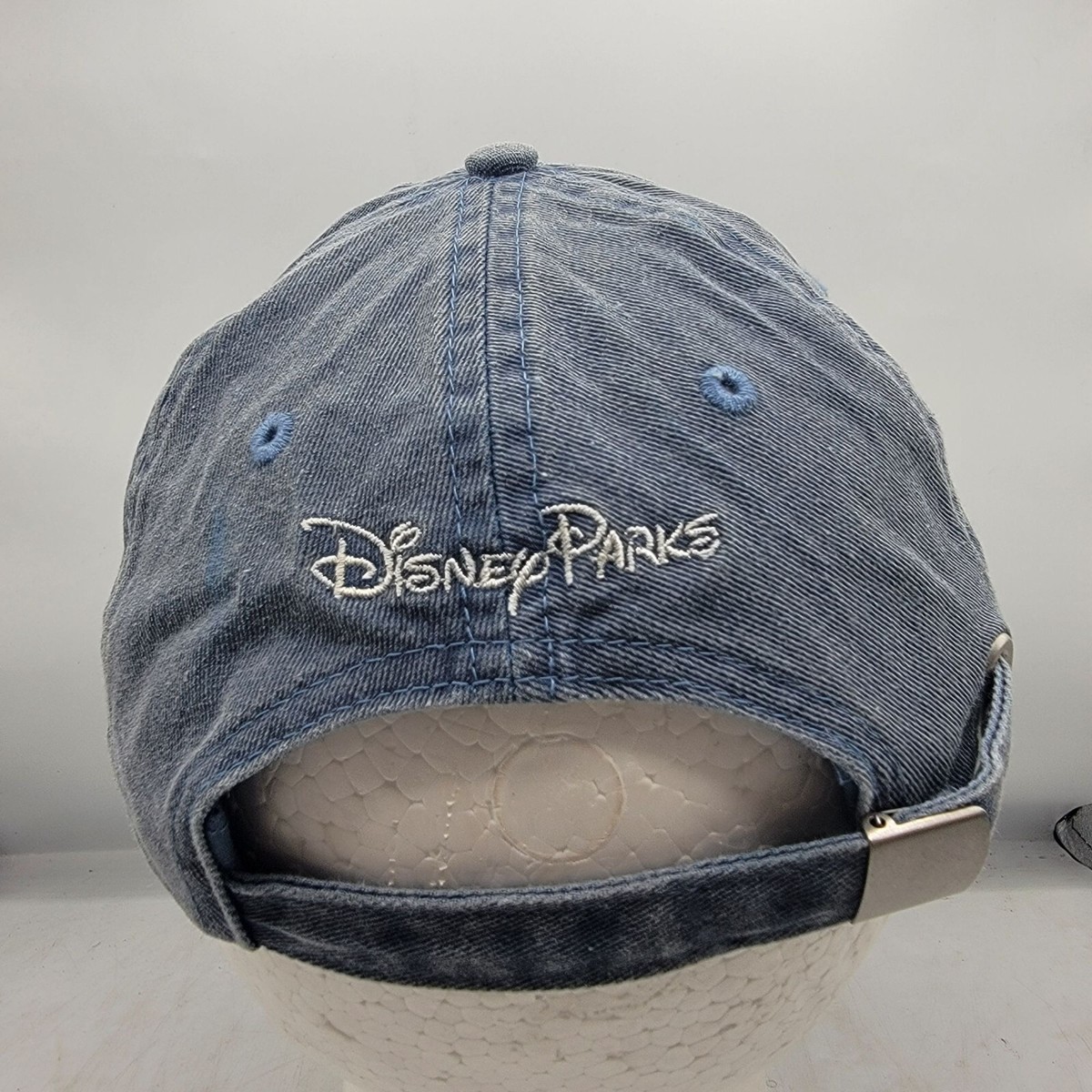 Disney Parks Mickey Denim Baseball Hat Embroidered Cap 