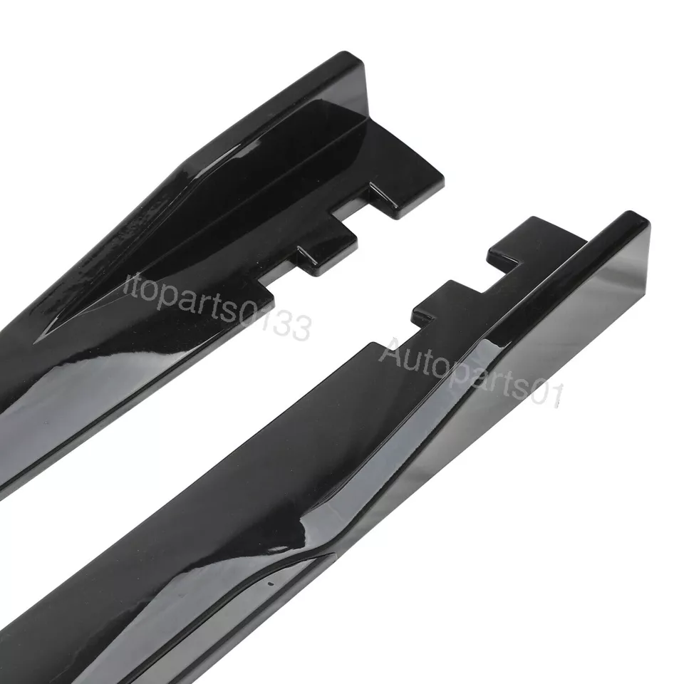 For Volvo S40 S60 S70 S80 86.6" Side Skirts Rocker Panel Body Kits Lip Splitter Foto 3 de 4