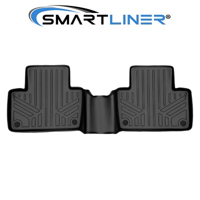 SMARTLINER Custom Fit Floor Mats 2nd Row Liner 2016-2025 Volvo XC90 7 Passenger