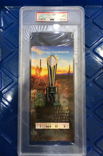 2016 CFP College Football CHAMPIONSHIP Ticket PSA 10 GEM MINT!, Alabama Clemson