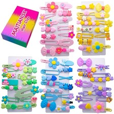 70PCS Hair Accessories for Girls Little Girl Hair Clips Barrettes for Baby Toddl