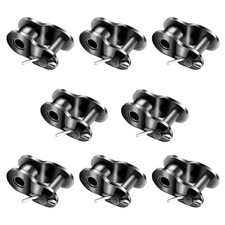 8 Pcs 420 Chain Roller Chain Offset Link 420 Chain Master Link, Half Link, Cr...